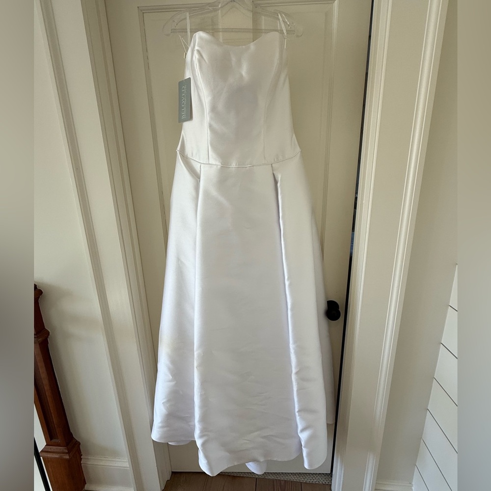 Elegant White Strapless Debutante/Wedding Gown